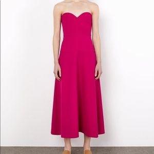 ZARA BUSTIER MIDI‎ DRESS